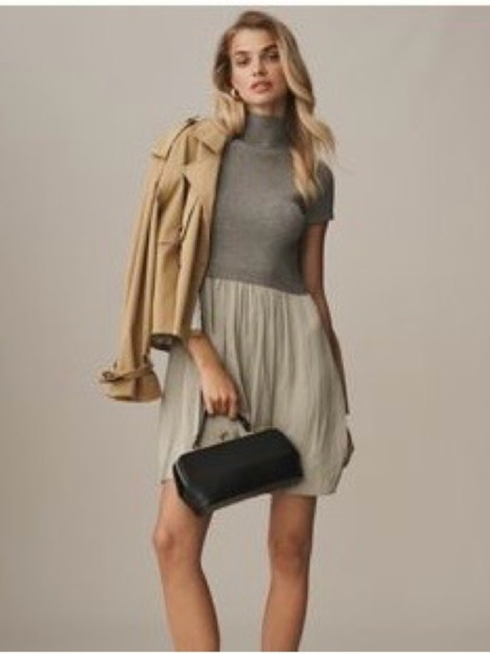 NWT Anthropologie Thea Short-Sleeved Twofer Mini Dress